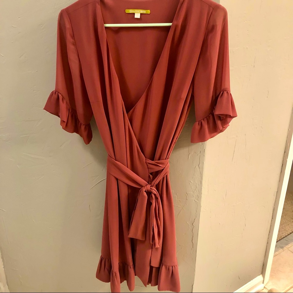 Gianni Bini Mauve Wrap Dress
